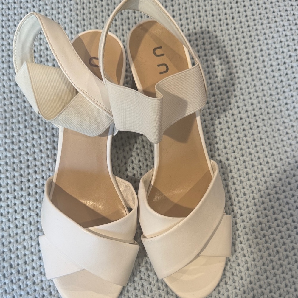 Unisa Cream Strappy Sandals